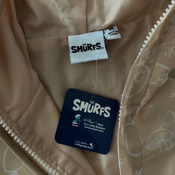 NWT🥼  Smurfs Hooded Anorak / Windbreaker Jacket SZ-M - Picture 12 of 16